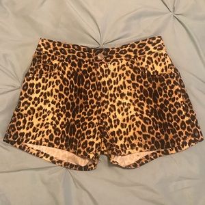 Leopard Print Shorts. Juniors 1. Like new!